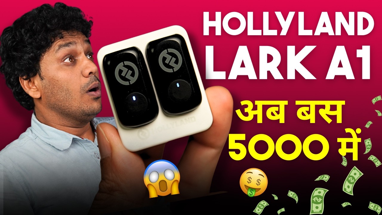 Hollyland Lark A1 Wireless Mic Review & Test in Hindi - Outdoor, Indoor & Noise Cancellation Audio