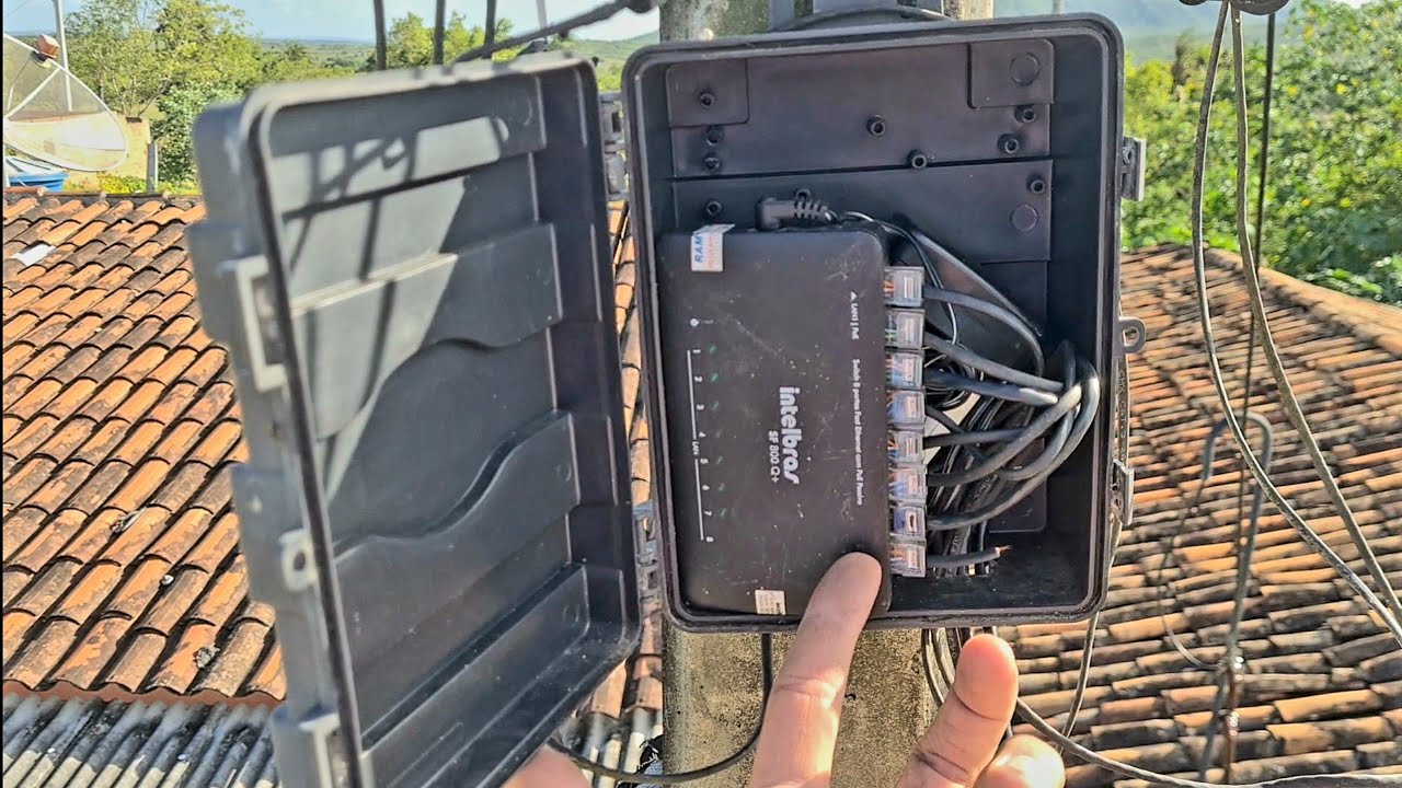 Instalação Rural, Internet Via Rádio + Rede Metro!!