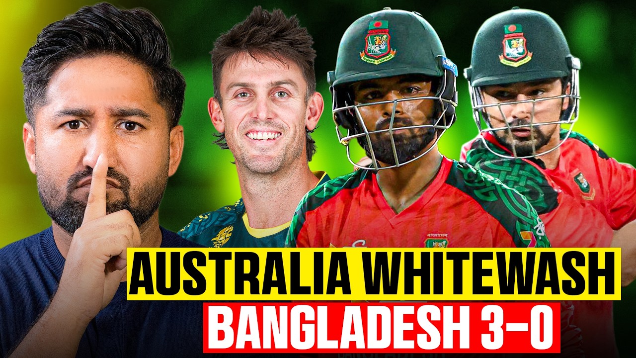 Australia vs Bangladesh 3rd T20I Match Analysis | Australia Whitewash Bangladesh 3-0 | AUS vs BAN