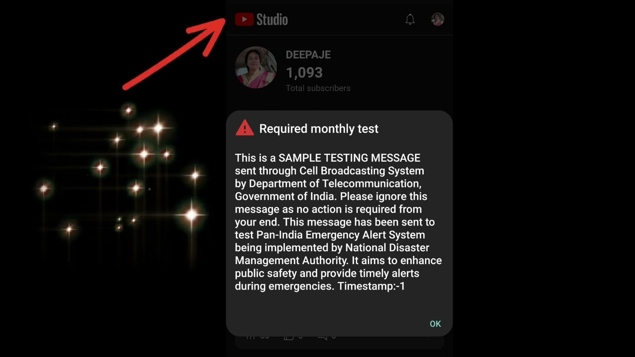Required Monthly Test/mobile/Sample Testing Message/Emergency Alert⚠️📢with a Beep sound @DEEPAAJE