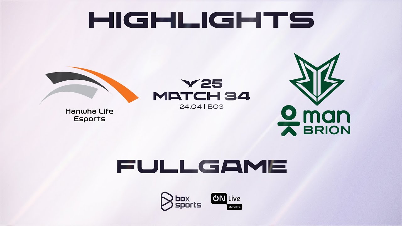 FULL HIGHLIGHTS HLE vs BRO | MATCH 34 | 2025 LCK | 04.24.2025