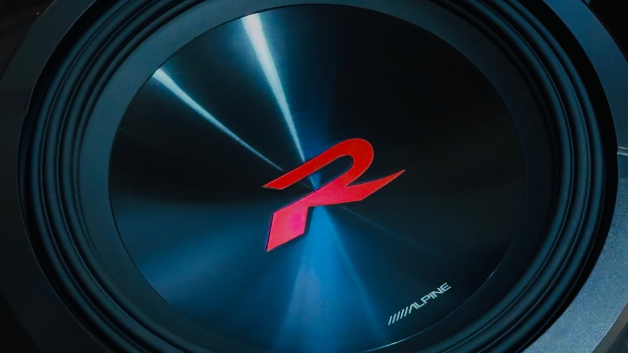 Cheap 12 inch Alpine r2 w12d4 subwoofer unboxing