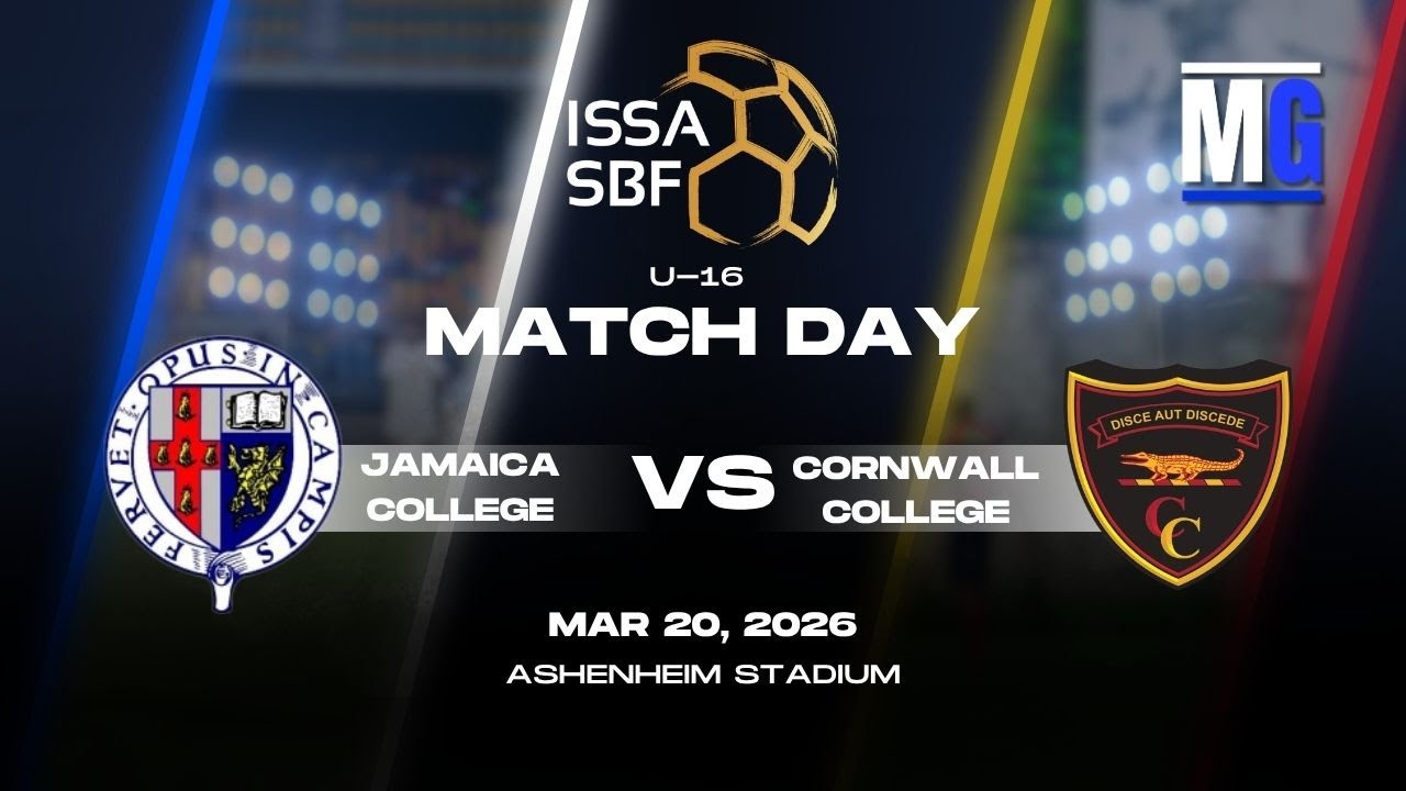 LIVE: Jamaica College vs Cornwall College | ISSA U14 All Island Finals