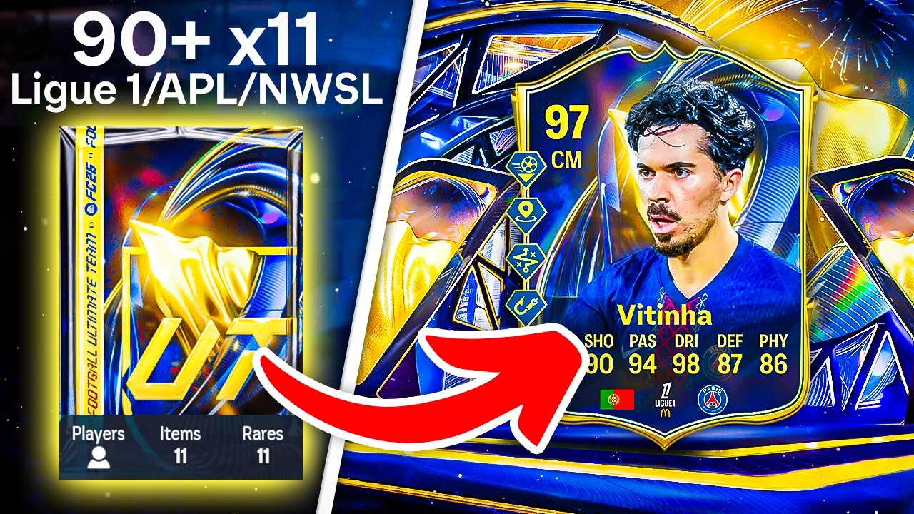 11 карточек TOTS в одном наборе! 🤯 LIGUE 1 TOTS - FC 26 Ultimate Team