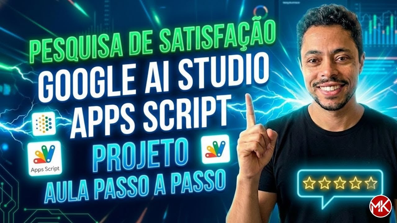 AULA - Construí um projeto de pesquisa de satisfação usando Google AI Studio para o Google App Scrip