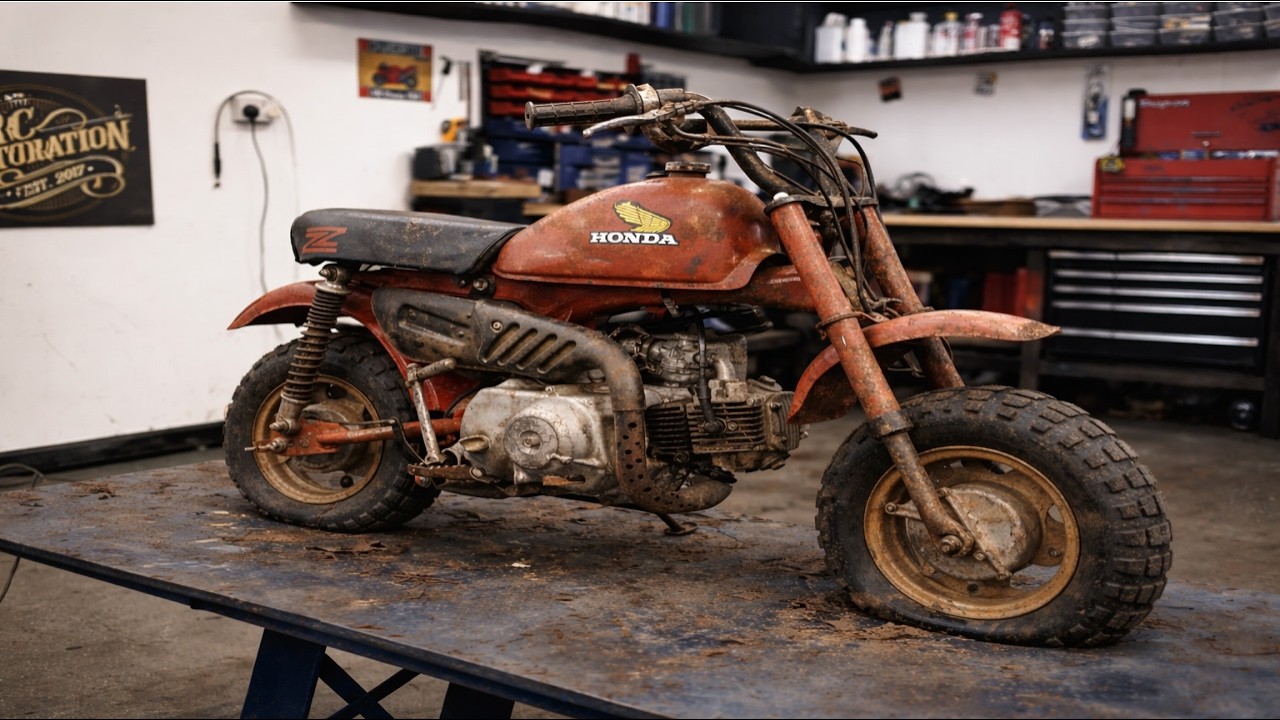 Honda Monkey Z50R Full Restoration!