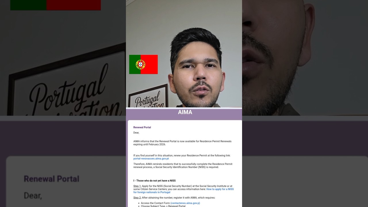 How to Register or Correct NISS for AIMA Renewal Portugal | Portugal Immigration Diaries