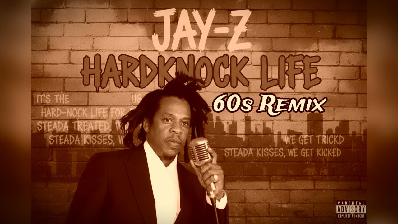 JAY-Z Hard Knock Life ( 90s Remix CleanVersion)#blues #rap #music 