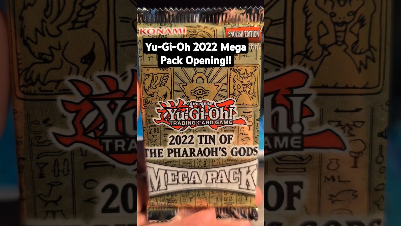 Yu-Gi-Oh 2022 tin of the Pharaohs gods mega pack opening #yugioh #yugiohcommunity #yugiohcard #tcg