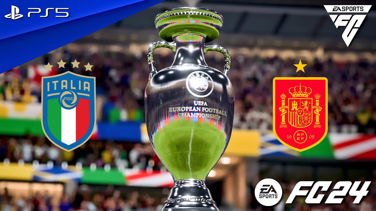 FC 24 - Italy vs. Spain - UEFA EURO 2024 Final Match | PS5™ [4K60]