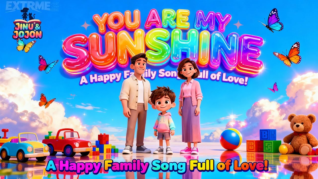 You Are My Sunshine – Family Love and Caring Song for Kids | Nursery Rhymes