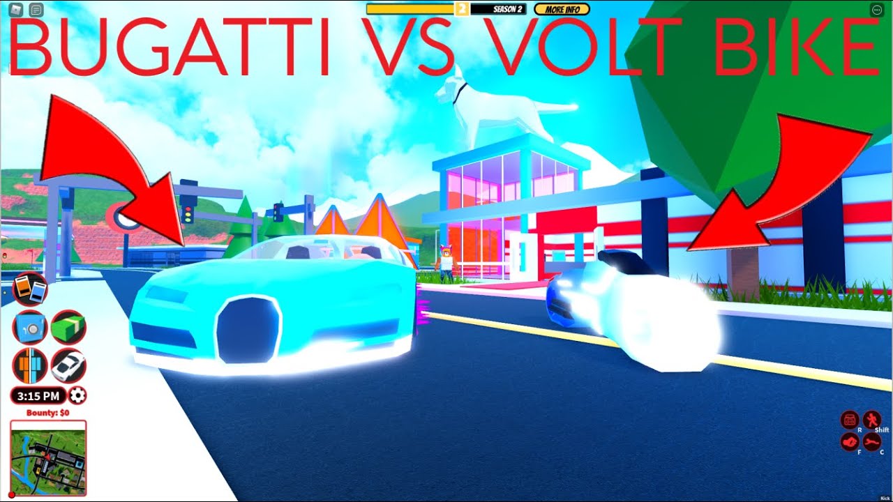 *NEW* BUGATTI VS VOLT BIKE WHICH IS BETTER?||Roblox Jailbreak