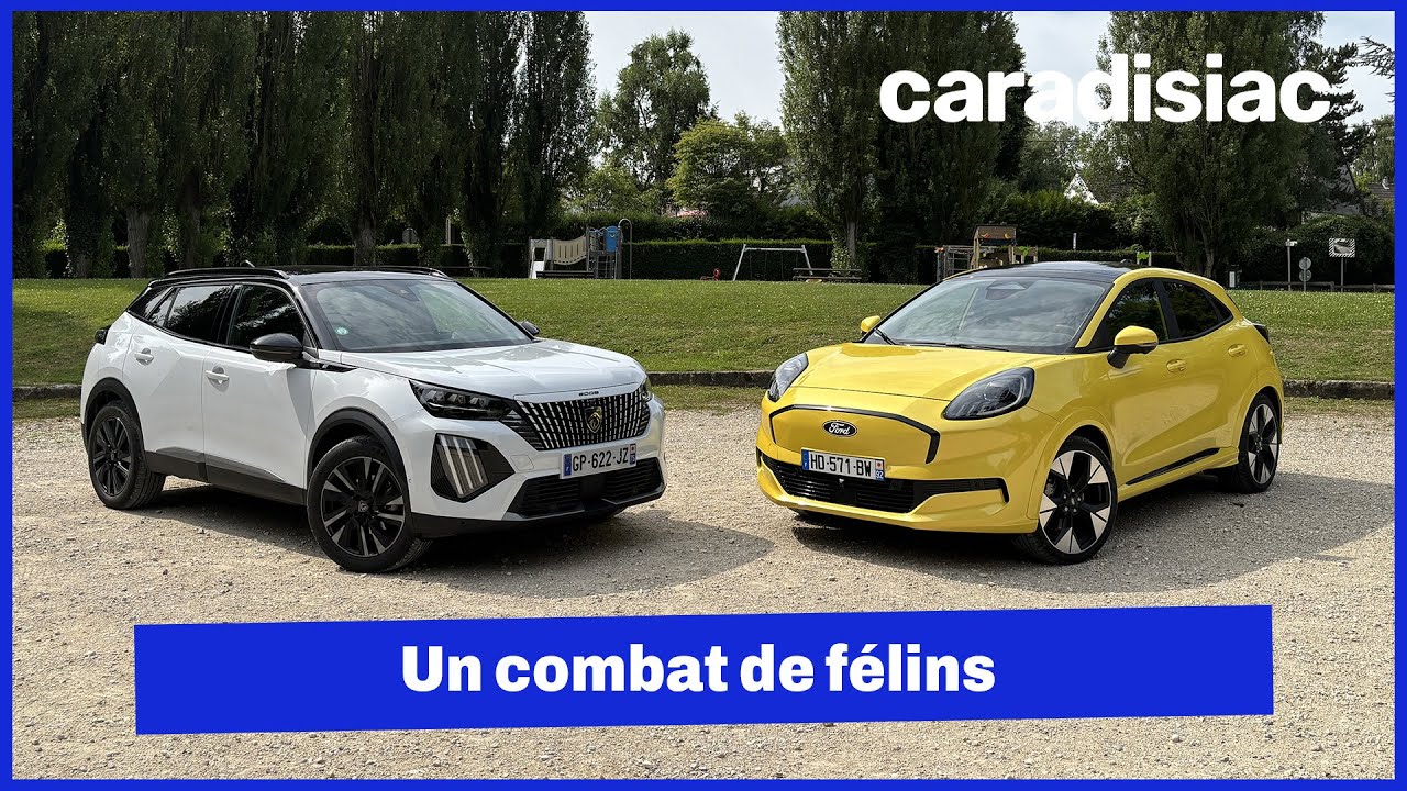 Entre le Ford Puma Gen-e et le Peugeot e-2008, c'est une histoire de félins