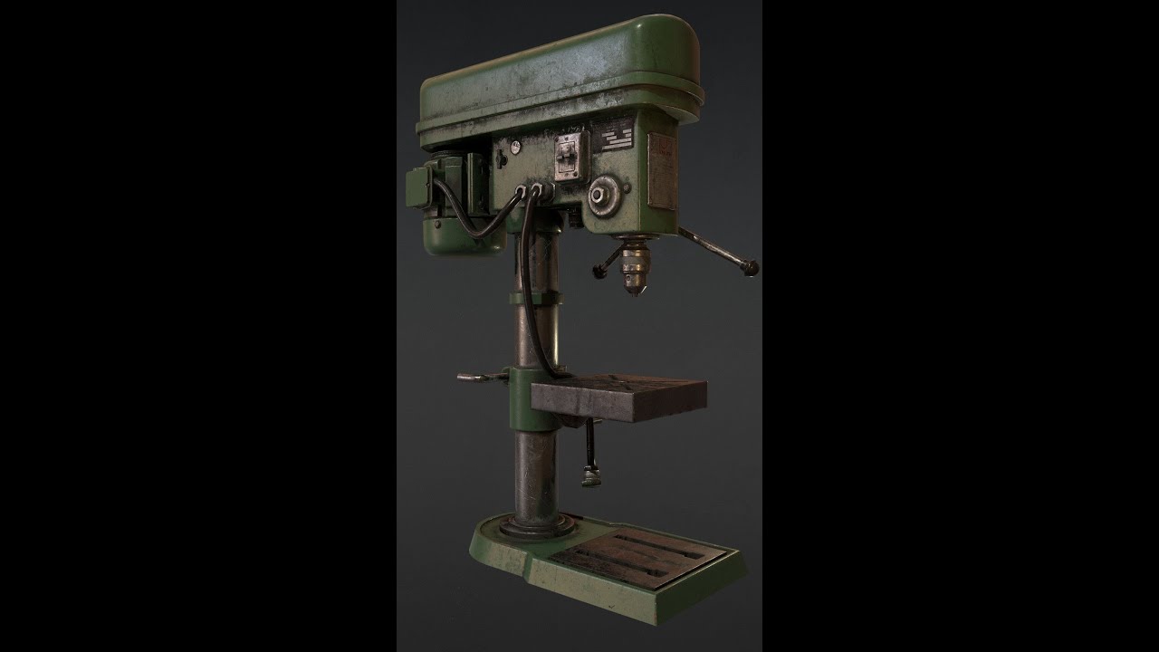 stand drill machine 3ds max tutorial (part -1) #3dsmax #autodesk #3ds