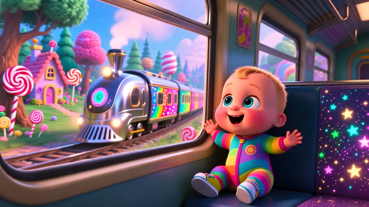 Волшебное путешествие на поезде 🚂✨ Веселая песенка про поезд для детей | Детские песенки из Велик...