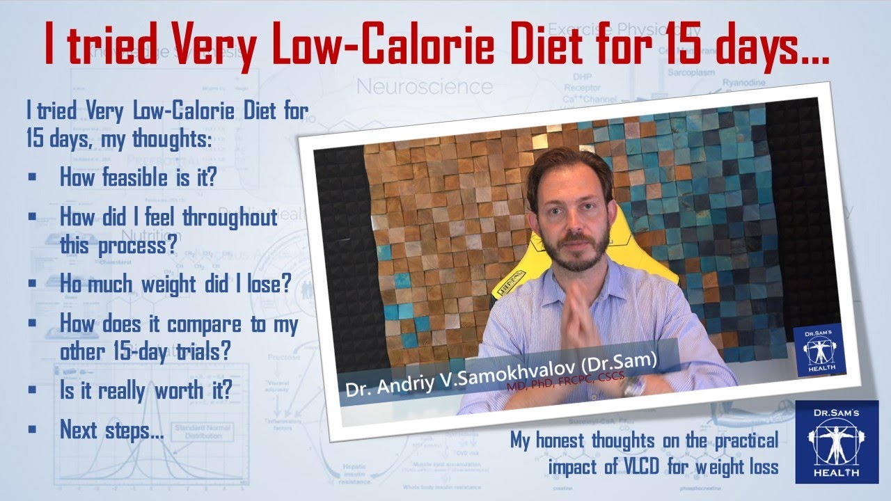 I tried Very Low-Calorie Diet for 15 days