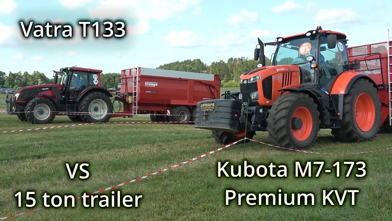 Agriculture tractors /  Kubota M7-173 Premium KVT vs Valtra T133