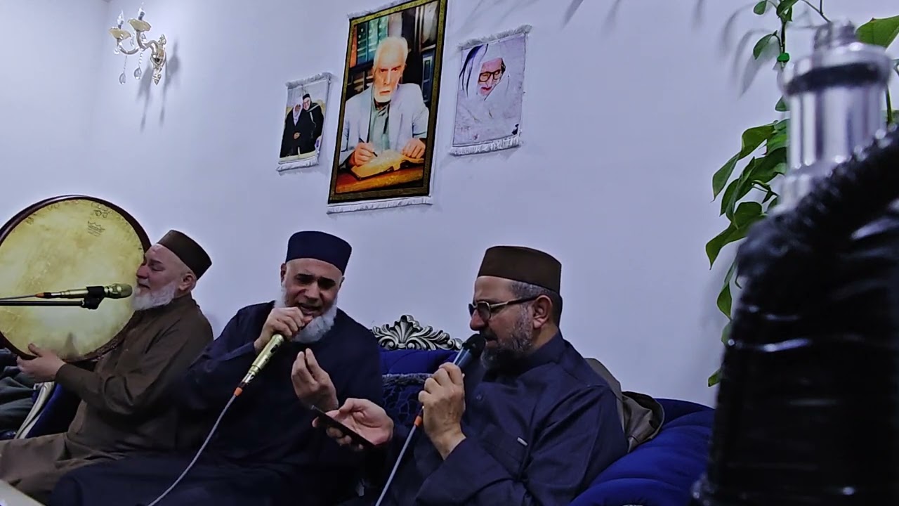 (15) المنشد الشيخ علي حمد الزواي والمنشد الحاج علاء العزاوي 