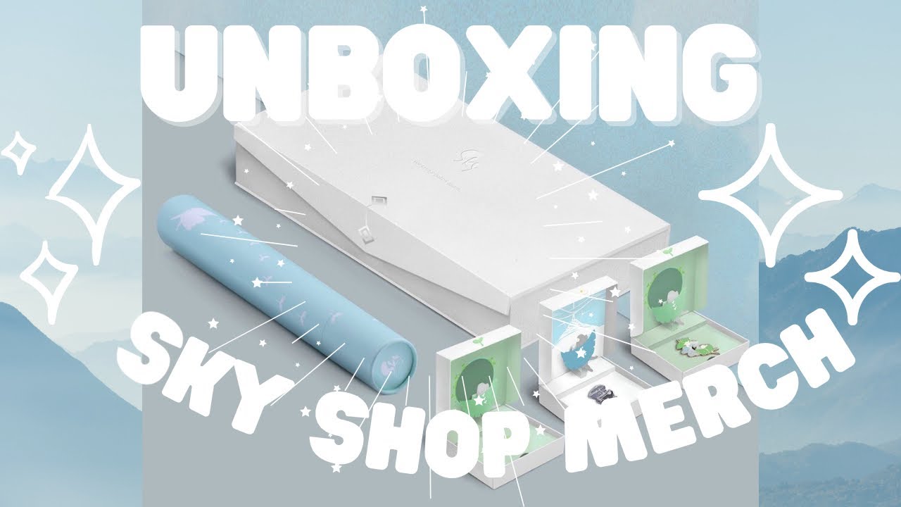 Unboxing the Series 1 Sky Merch! 1 Year Anniversary Box + Many Pins!
