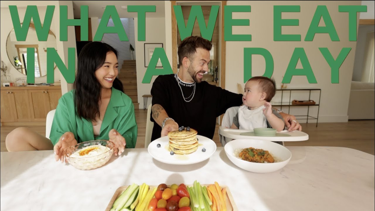 Feeding the family w/Vegan Blueberry Pancakes + Homemade Hummus + Lentil Curry