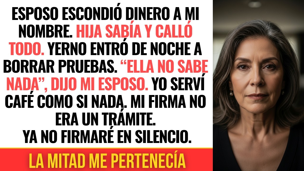 Firmé lo que él puso frente a mí… hasta que descubrí la cuenta y todo cambió