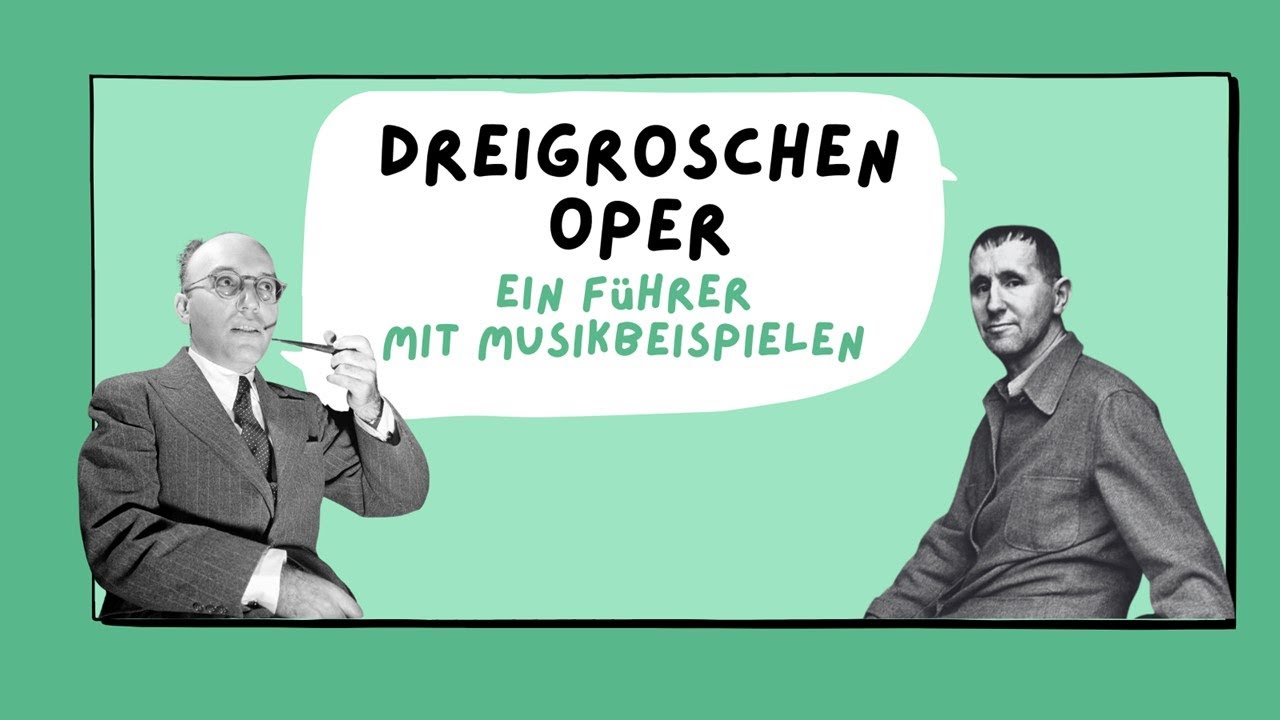 Interpretation & Musikauschnitte der  Dreigroschenoper von Kurt Weill und Bertold Brecht