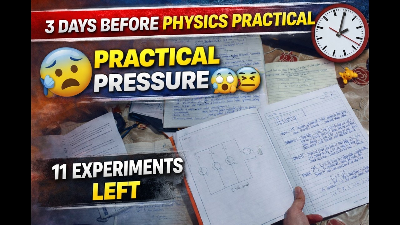 Physics Practical Is Coming 💀 | 11 Experiments Pending | Real Student Life