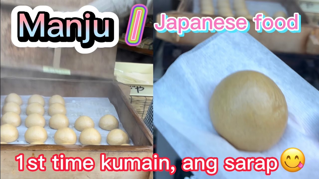 90&yen; MANJU / STEAMED BUN/ JAPANESE FOOD