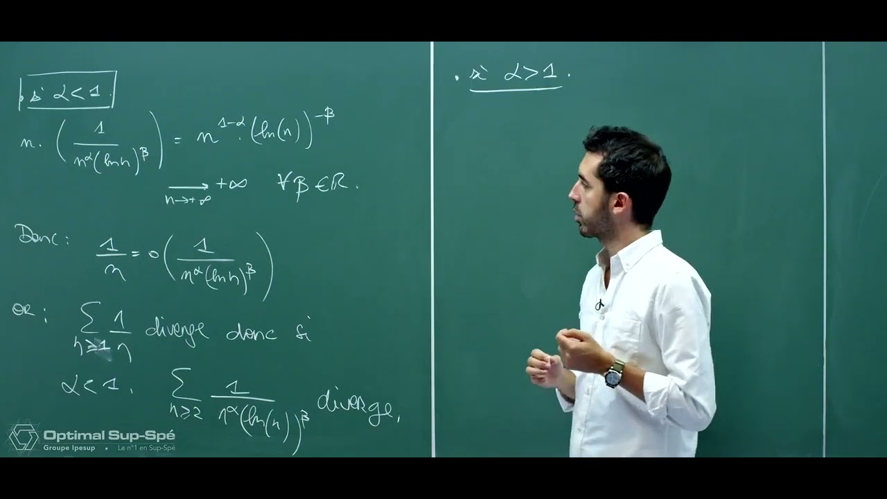 Séries de Bertrand - Exercice corrigé - Math sup