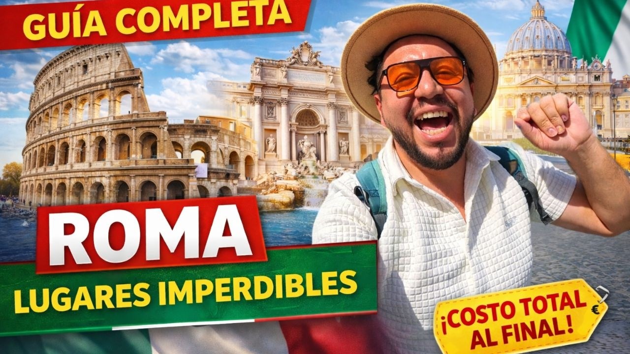 Todo lo que Puedes Hacer en ROMA 🇮🇹 | Lugares Imperdibles
