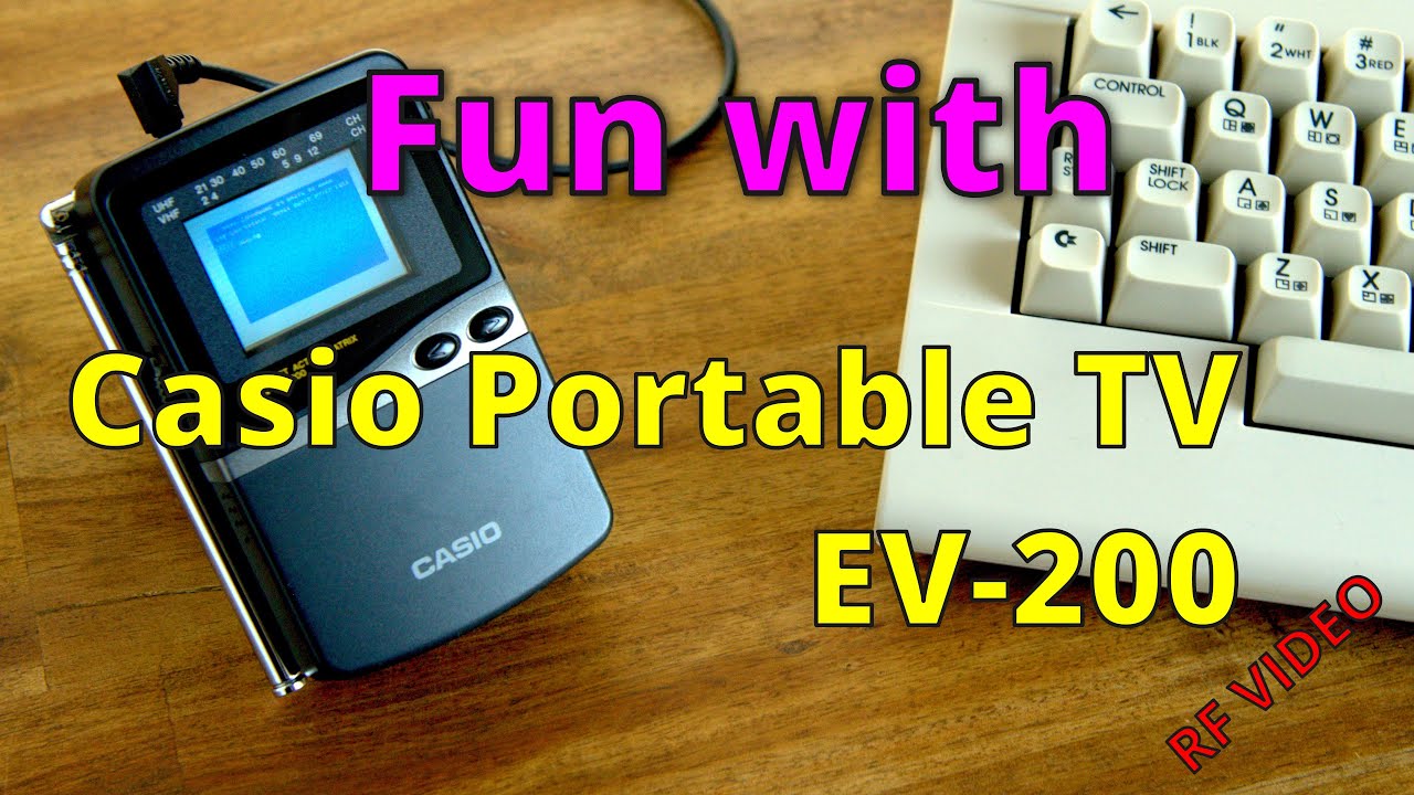 Casio Portable TV RF Video in 2022 - Fun!