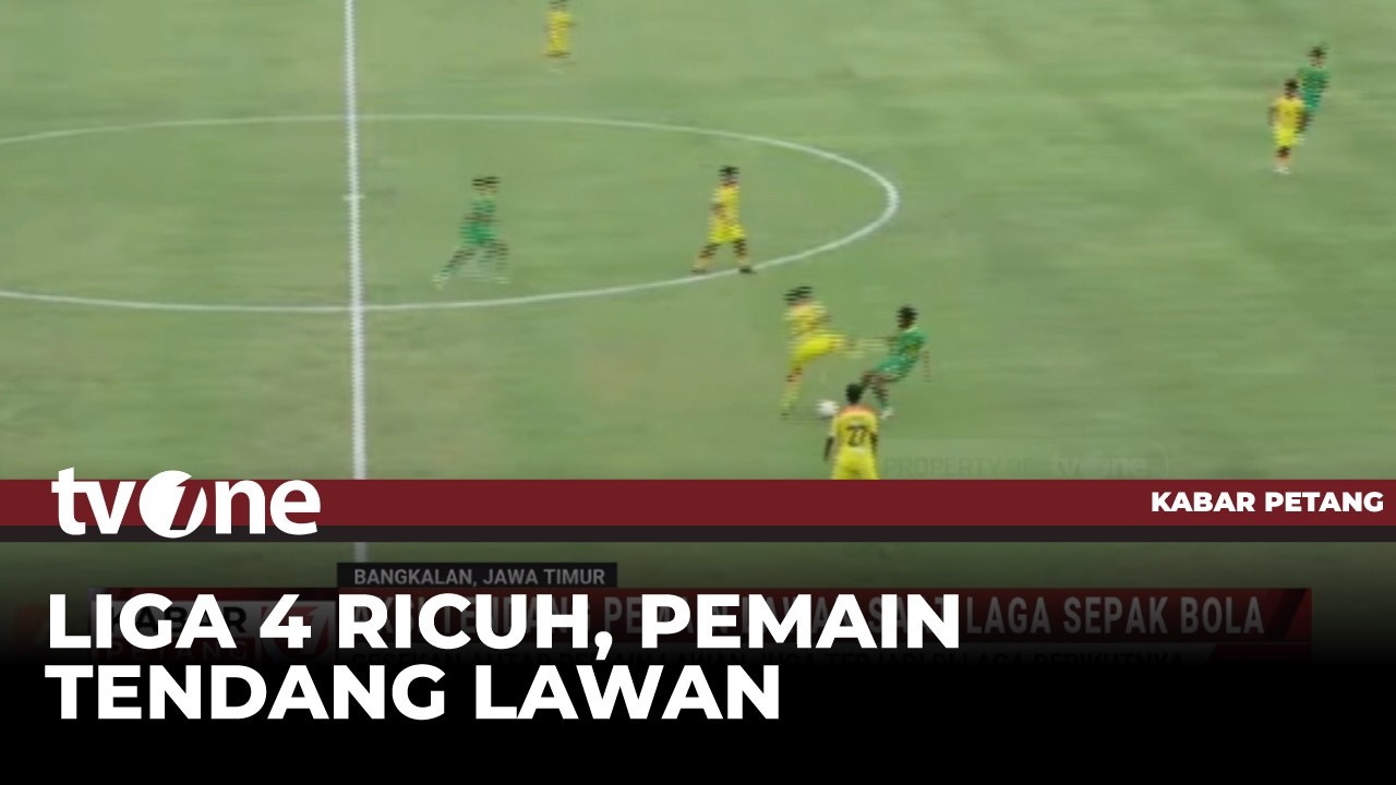 Bar Bar! Aksi Kungfu Terjadi di Liga 4 Zona Jatim | Kabar Petang