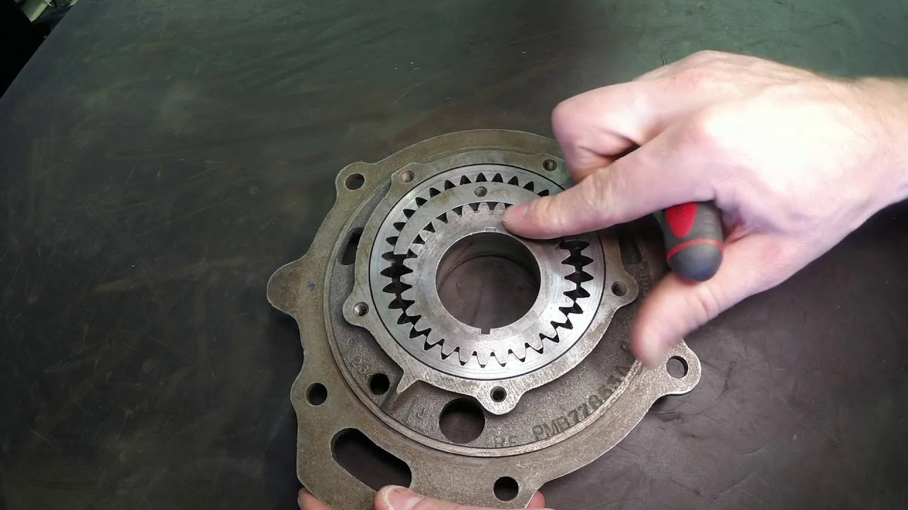 The Operation of an Internal Gear Pump Crescent Pump
