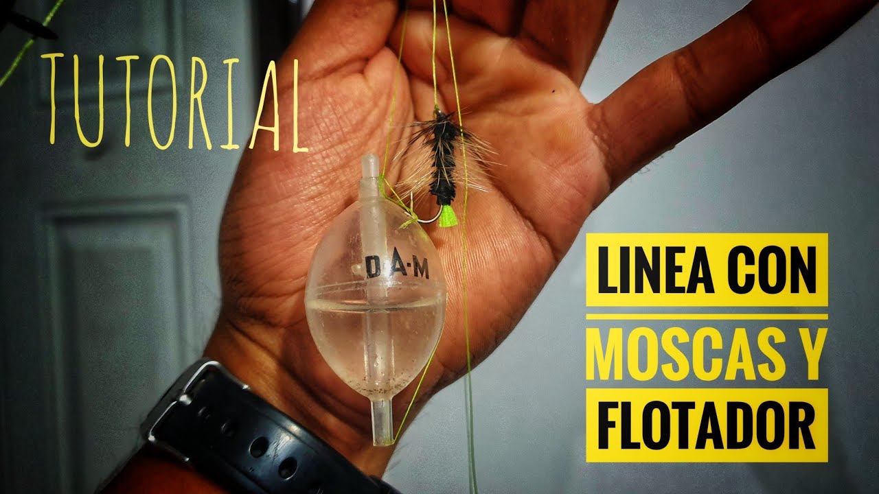 COMO HACER UNA LINEA CON MOSCA Y FLOTADOR | TUTORIAL