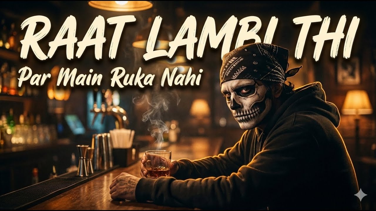 RAAT LAMBI THI | Emotional Hindi Trap Rap | Late Night Vibes 🌙 | Slowed & Reverb Feel