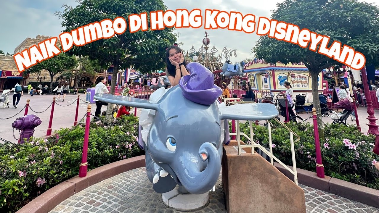 NGERIIIIII !!!! Merasakan wahana di Hong Kong Disneyland (Part Dumbo) 