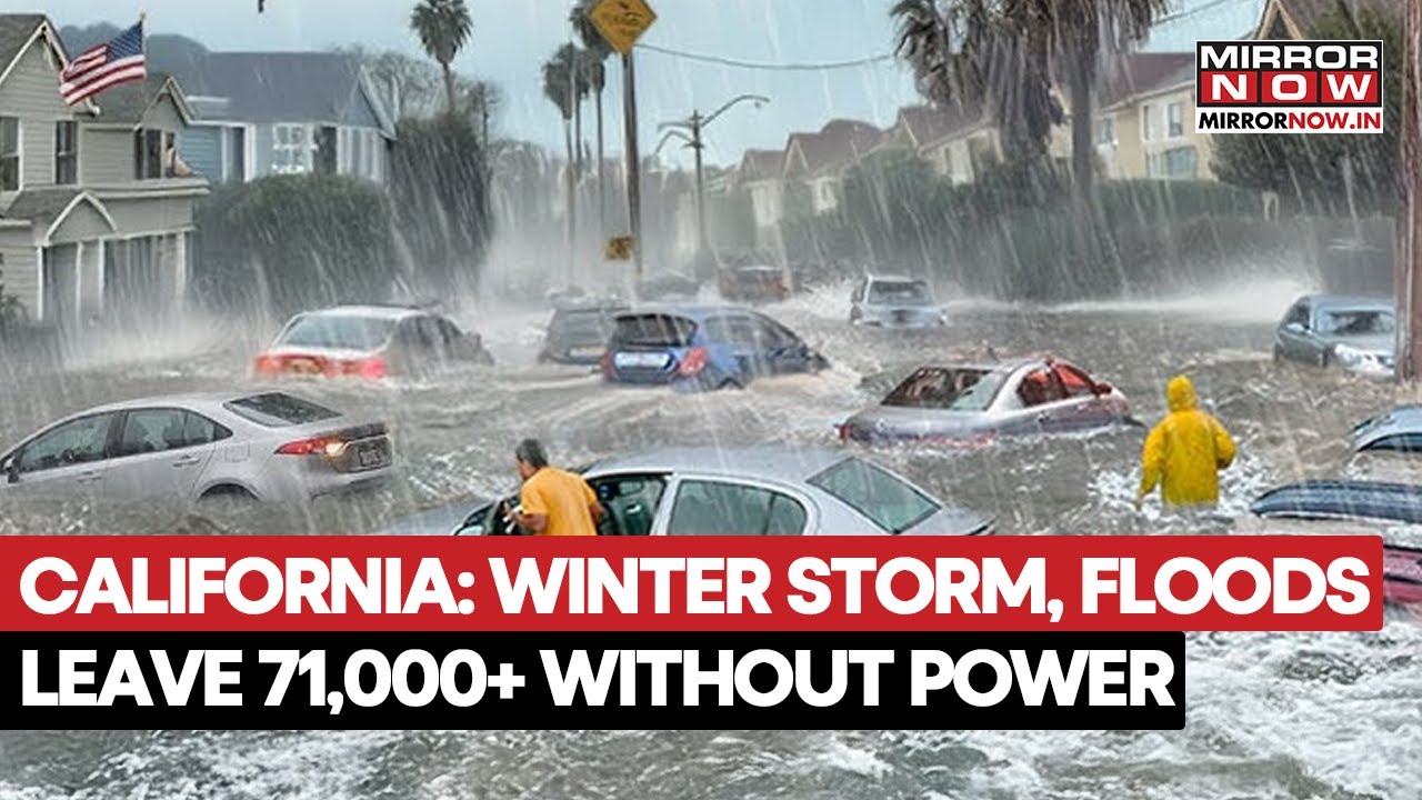 California Christmas In Chaos As Storms, Floods Leave 71,000 Families Without Power | Watch