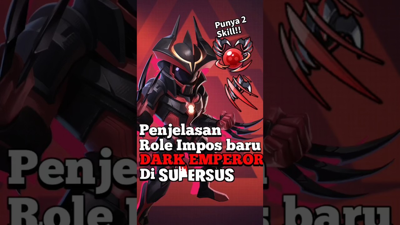 Penjelasan Role impos baru DARK EMPEROR di game Super Sus #shorts #supersus
