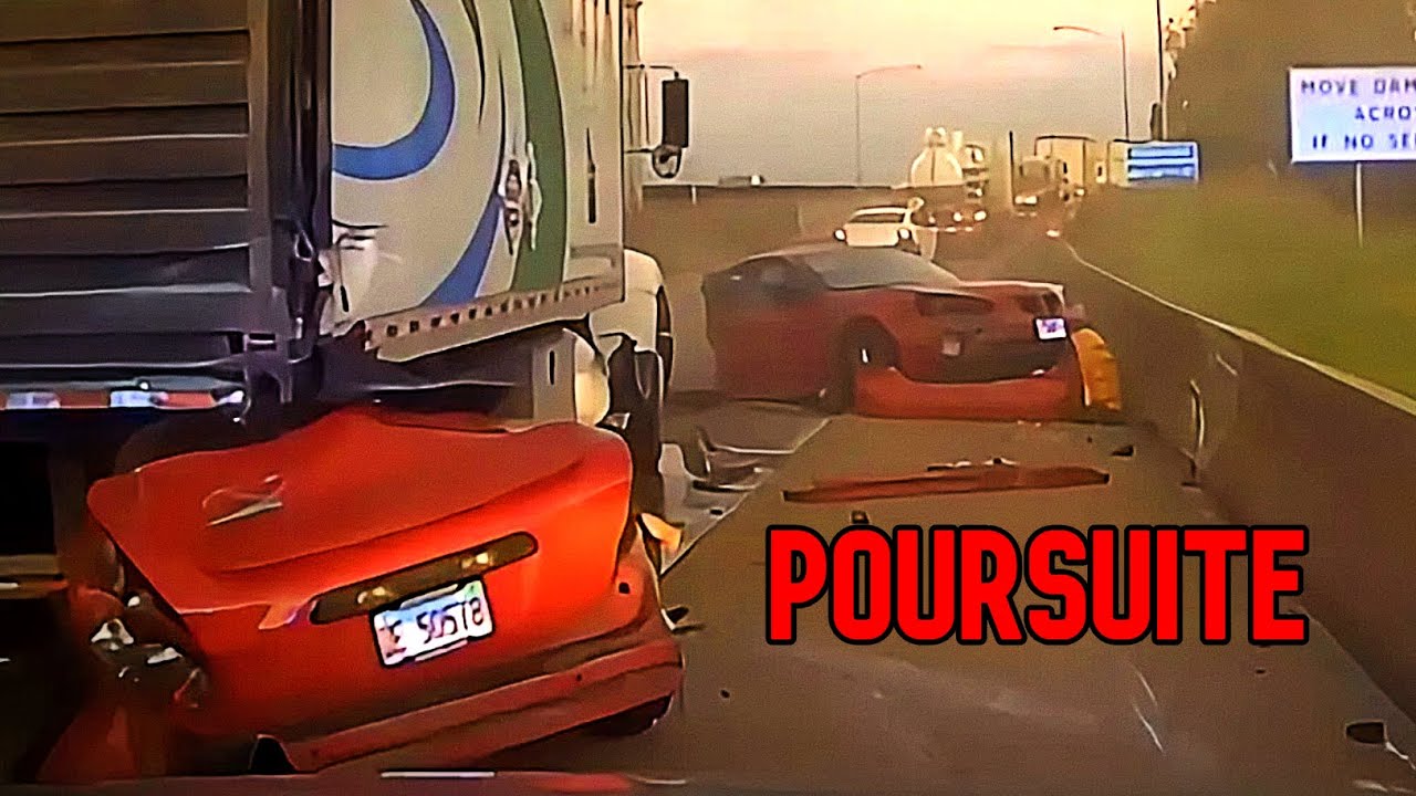 Une Voiture Coupée en Deux Après un Simple Contrôle de Police en Amérique