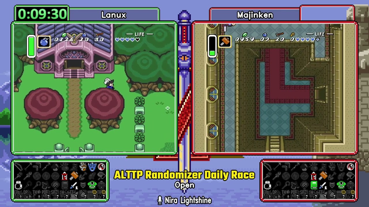 Open Apr 19, 2024. ALTTP Randomizer Daily Race