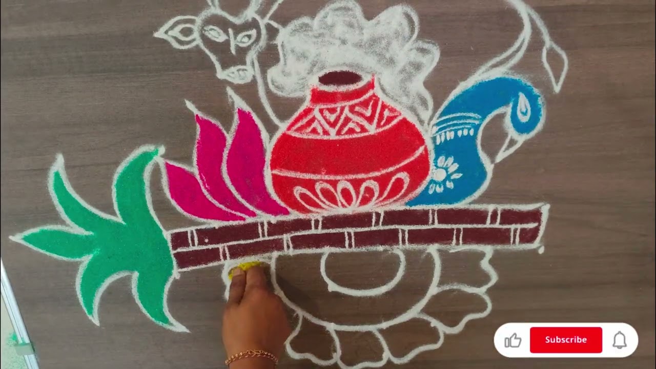  Dhanurmasam🪈 day -26 Pongal special rangoli designs || sankranti muggulu||festival rangoli designs 