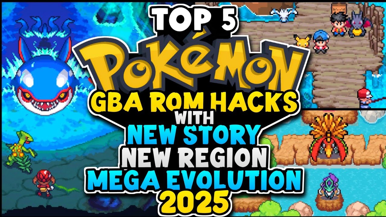Top 5 NEW Pokemon GBA ROM HACKS 2025 With New Region & Story!!