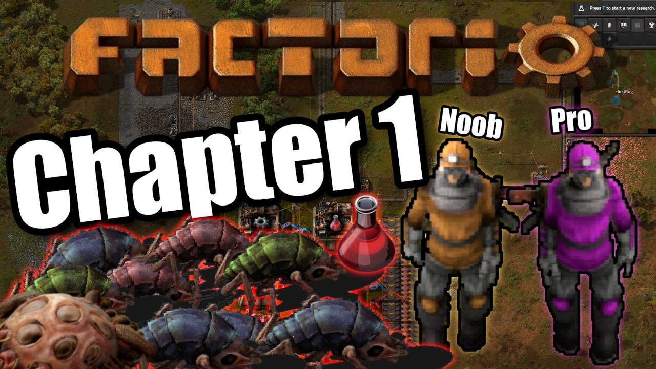 I Tried to Build the PERFECT Factory - FACTORIO - Chapter 1