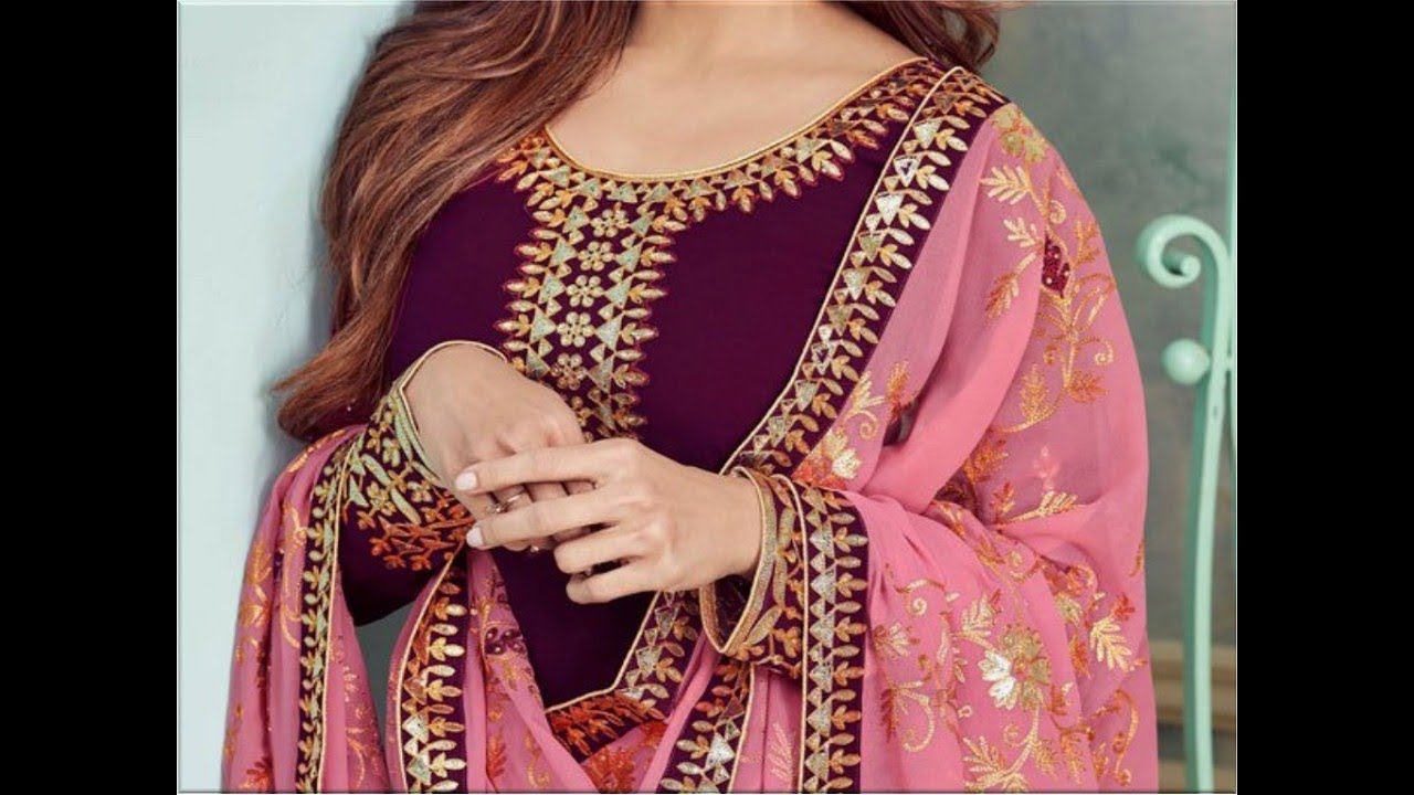 VERY PRETTY UNIQUE PURPLE COLOUR CONTRAST OF FORMAL SUITS NEW COLLECTION