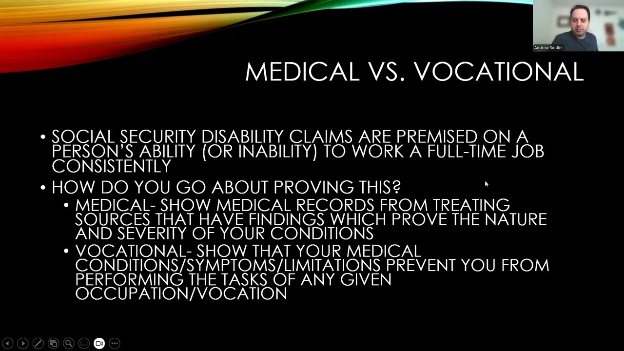 Medical and Vocational 