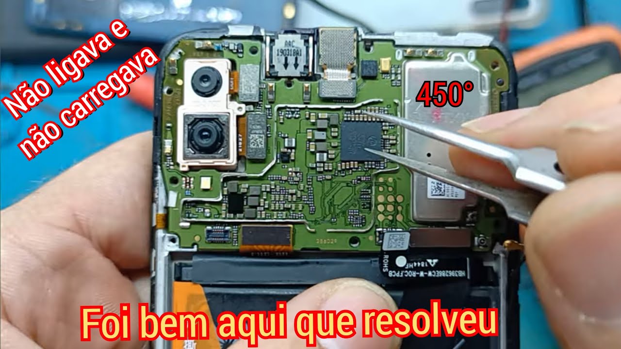 Smartphone HUAWEI P SMART 2019C, não liga e não carrega parou do nada, não molhou, não caiu 🤷🏻