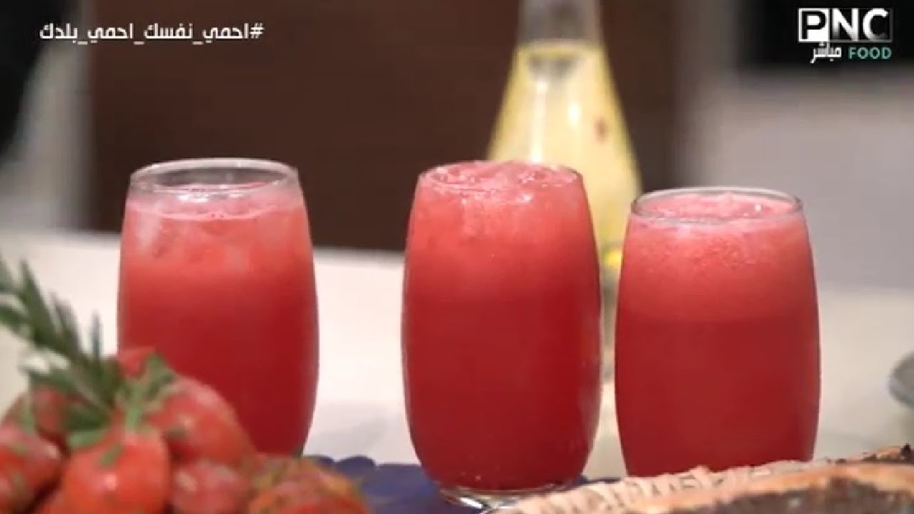 طريقة عمل عصير البطيخ 