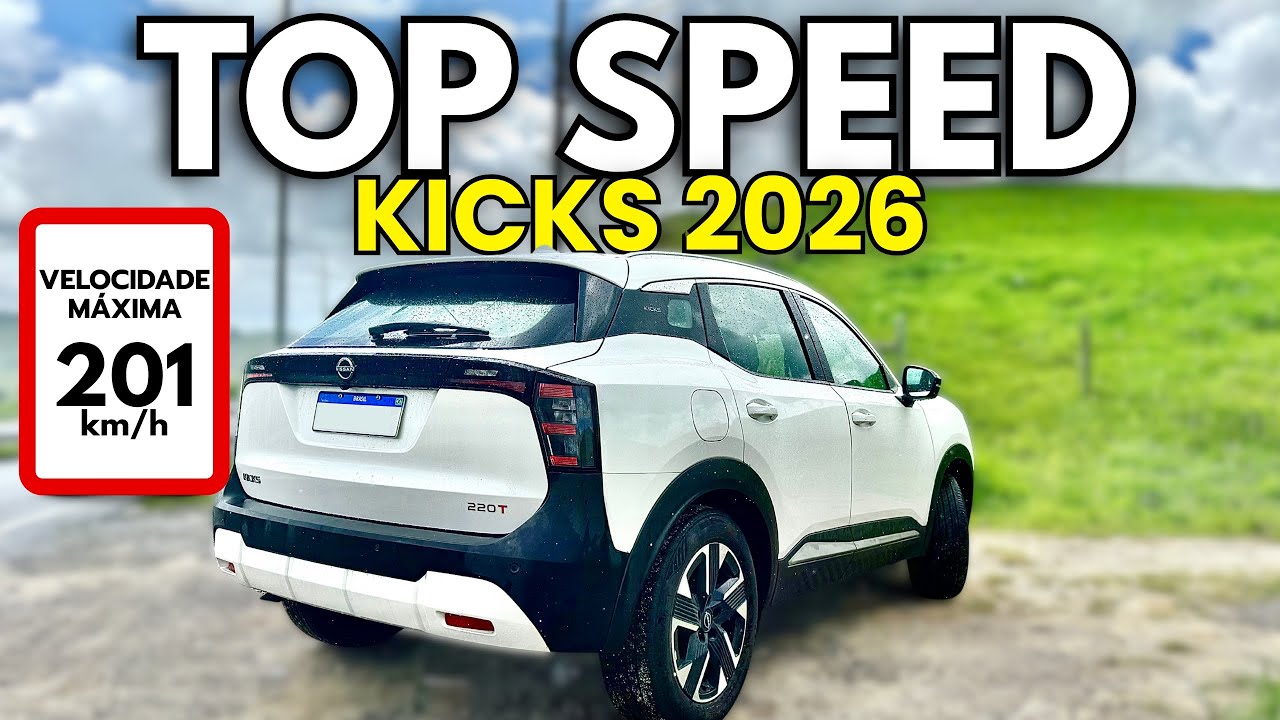 Levei o Novo Kicks 2026 ao LIMITE! Ele entrega tudo isso?