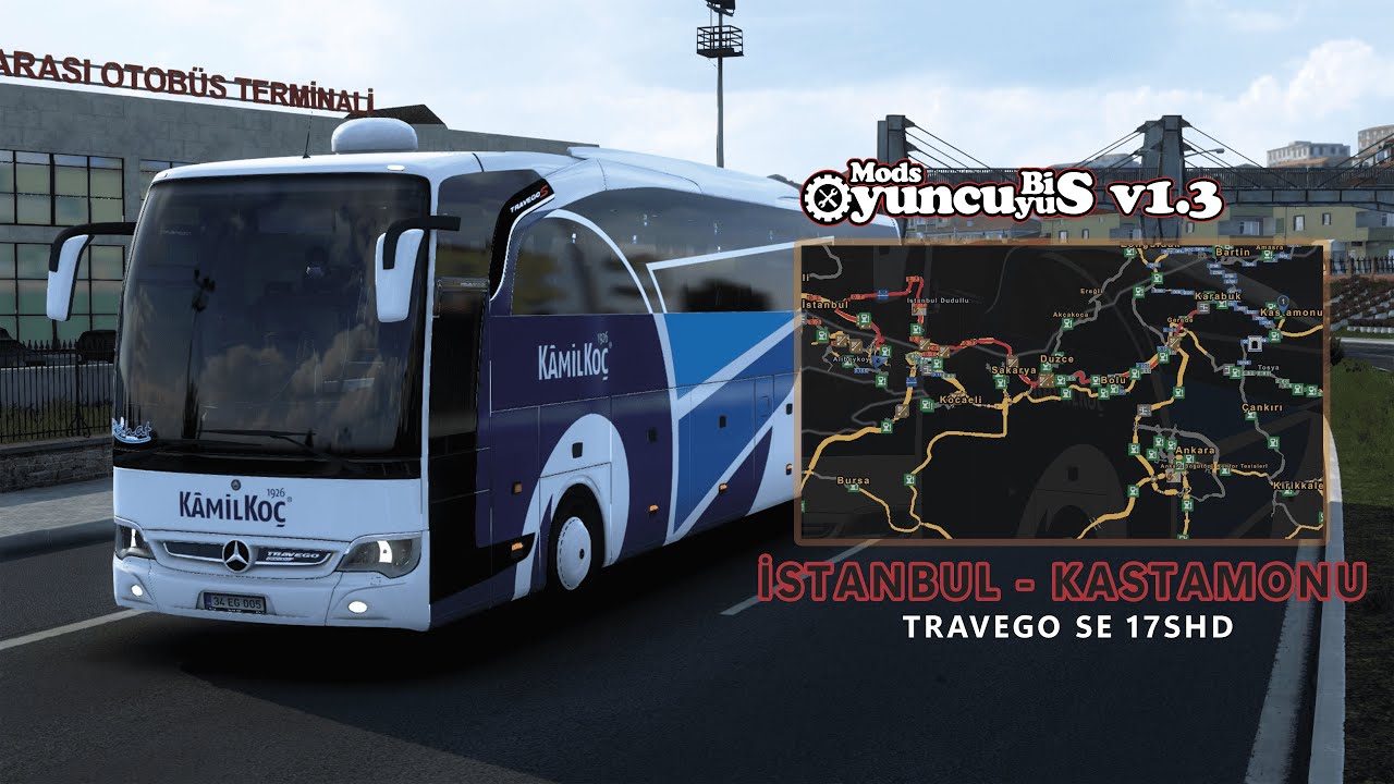 ETS 2 v1.47 : TRAVEGO SE 17SHD ile  İstanbul - Kastamonu Seferi