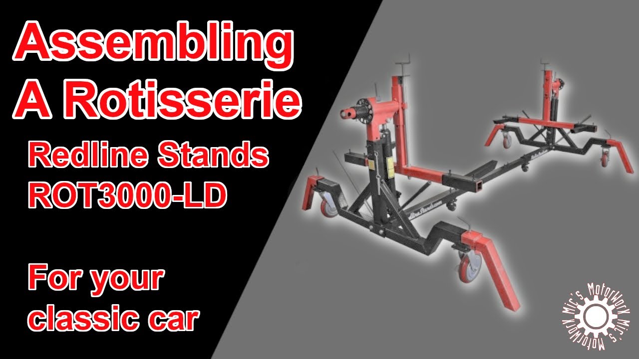 Assembling Your First Automotive Rotisserie? | Redline Stands ROT3000-LD for your Classic Ride
